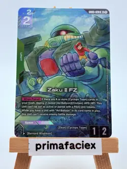 Gundam Card - Zaku II FZ - GD03-020 R+ - Image 1