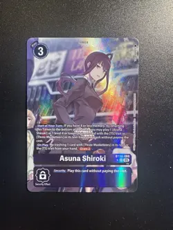 Digimon Card Game Asuna Shiroki (Alternate Art) BT24-088 Uncommon NM - Image 1
