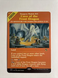 1x Mtg D&D Forgotten Realms Cave Of The Frost Dragon Showcase NM/M - Image 1