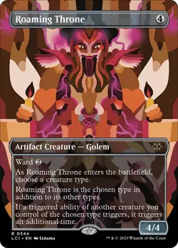 Roaming Throne (Borderless) [The Lost Caverns of Ixalan] - Image 1