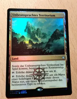 Mtg Magic: # FOIL # Unbeanspruchtes Territorium, Unclaimed Territory, DEUTSCH - Image 2
