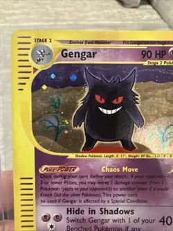 Pokemon Gengar Expedition Holo Rare SWIRL 13/165 - Image 3