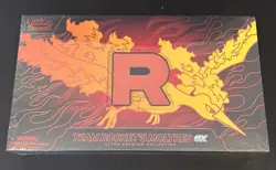 Team Rocket’s Moltres ex Ultra Premium Collection UPC Sealed Pokemon TCG 18 Pack - Image 1
