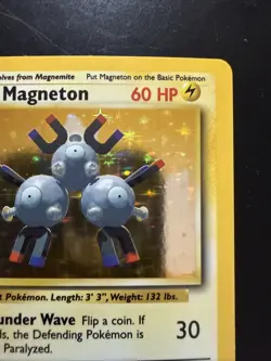 Pokemon TCG Magneton Base Set 9/102 Holo 1999-2000 Wizards Base Set Holo Rare - Image 3
