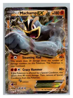 Pokemon TCG Machamp EX XY Black Star Promos XY108 Holo Promo - LP-MP - Image 1