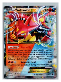 Volcanion EX XY173 Pokemon TCG Black Star Promo Ultra Rare Holo LP-MP - Image 1