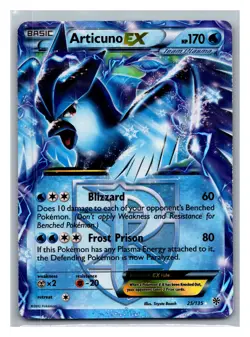 Pokemon TCG - Articuno EX (Team Plasma) 25/135 Ultra Rare Plasma Storm - LP-MP - Image 1