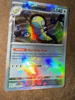 Pokemon TCG Dudunsparce 080/131 Master Ball Reverse Holo Prismatic Evolutions - Image 1