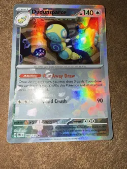 Pokemon TCG Dudunsparce 080/131 Master Ball Reverse Holo Prismatic Evolutions - Image 4