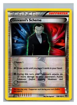 XY - BREAKthrough #138/162 Giovanni's Scheme Pokemon Holo - Image 1