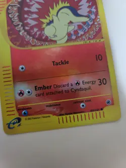 Cyndaquil Reverse Holo 105/165 Pokemon Expedition NM - Image 2