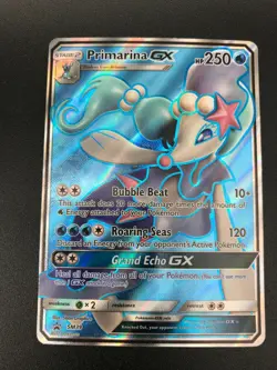 Primarina GX FULL ART ULTRA RARE SM39 Promo NM Pokemon 2017 - Image 1