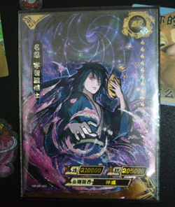 KaYou Naruto TCG CCG Uchiha Obito Trading Card Super rare box hit NR-BP-001 8.4 - Image 2