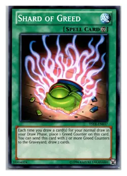 Starter Deck: Yugi Reloaded #YSYR-EN037 Shard of Greed - Unlimited - Image 1
