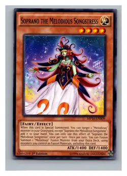 2016 Mega-Tins Mega Pack #MP16-EN009 Soprano the Melodious Songstress NM - Image 1