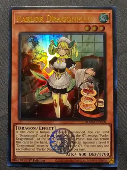 Parlor Dragonmaid BLMM-EN060 Ultra Rare NM 1st Edition Yu-Gi-Oh! - Image 1