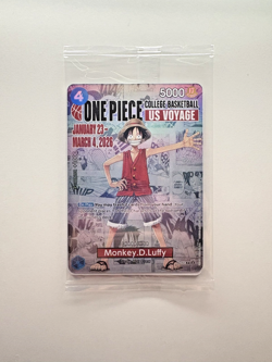 Monkey.D.Luffy (055) (College Basketball US Voyage) P-055 One Piece Promotion... - Image 1