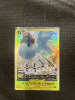 One Piece TCG OP06-115 Alt Art PRB-02 You're the One Who Should Disappear NM Eng - Image 1