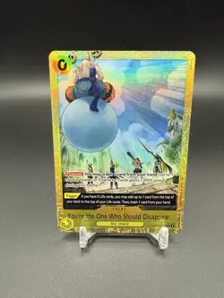 One Piece TCG OP06-115 Alt Art PRB-02 You're the One Who Should Disappear NM Eng - Image 1