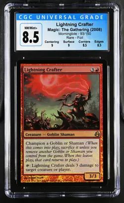 LIGHTNING CRAFTER Morningtide Foil Rare CGC 8.5 Q++ MTG [Nostalgium] - Image 1