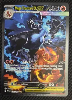 Pokemon TCG - Mega Charizard X EX SIR 125/094 (English) Phantasmal Flames - NM - Image 1