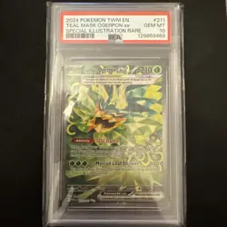 2024 POKEMON TWM EN-TWILIGHT MASQUERADE #211 TEAL MASK OGERPON EX PSA 10 - Image 1