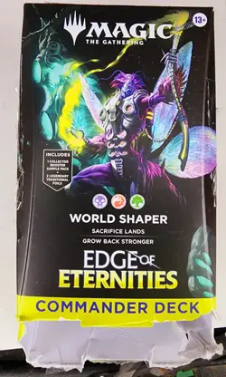 World Shaper Edge of Eternities Commander Deck Magic The Gathering Sealed - Image 1