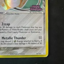 Pokemon Card - Raichu (Delta Species) EX Holon Phantoms 15/110 Holo Rare - LP - Image 4