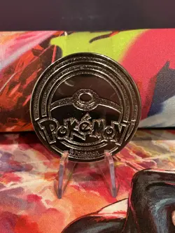 Mega Charizard UPC Game Mat, Charizard Metal Coin, Card Sleeves , And Deck Box! - Image 3