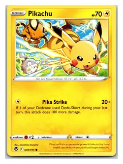 Miscellaneous Cards & Products #049/195 Pikachu - Image 1
