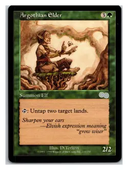 Urza's Saga #233 Argothian Elder - MTG Card - Image 1