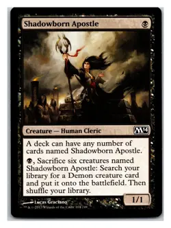 Magic 2014 (M14) #114 Shadowborn Apostle - MTG Card - Image 1