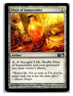 Magic 2012 (M12) #208 Elixir of Immortality - MTG Card - Image 1