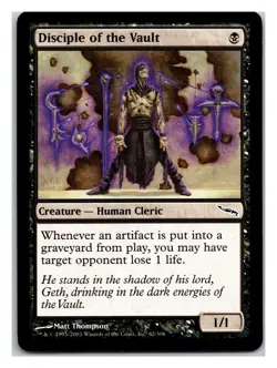 Mirrodin #62 Disciple of the Vault - MTG Card - Image 1