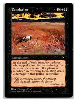 Visions Desolation - MTG Card - Image 1