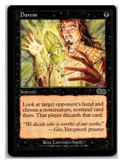 Urza's Saga #132 Duress - MTG Card - Image 1