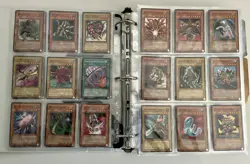 Yugioh Vintage 15 Foil/360 Card Binder Lot Dark Magician Blue-Eyes Red-Eyes DB1 - Image 5