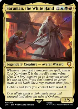 1 x Saruman, the White Hand - Commander: The Lord of the Rings: Tales of Middle- - Image 1