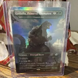 Godzilla, Primeval Champion - Titanoth Rex Ikoria: Lair of Behemoths Foil - Image 1