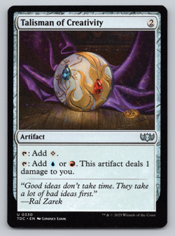 Talisman of Creativity - Commander: Tarkir Dragonstorm MTG - Image 1