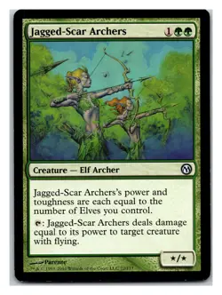 Duels of the Planeswalkers #72 Jagged-Scar Archers - Image 1