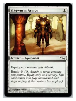 Mirrodin #243 Slagwurm Armor - Image 1