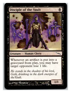 Mirrodin #62 Disciple of the Vault - Image 1