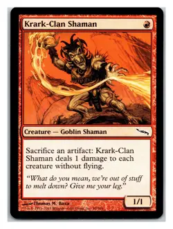 Mirrodin #98 Krark-Clan Shaman - Image 1