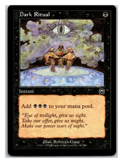 Mercadian Masques #129 Dark Ritual - Image 1