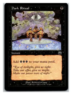 Mercadian Masques #129 Dark Ritual - Image 1