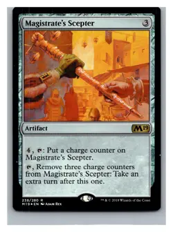 Core Set 2019 #238 Magistrate's Scepter - FOIL - Image 1