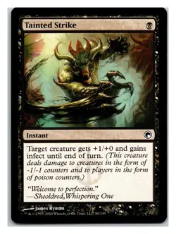 Scars of Mirrodin #80 Tainted Strike - Image 1