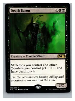 Core Set 2019 #90 Death Baron - Image 1