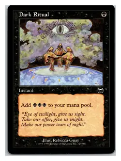 Mercadian Masques #129 Dark Ritual - Image 1